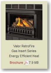 Valor Gas Fireplace Insert