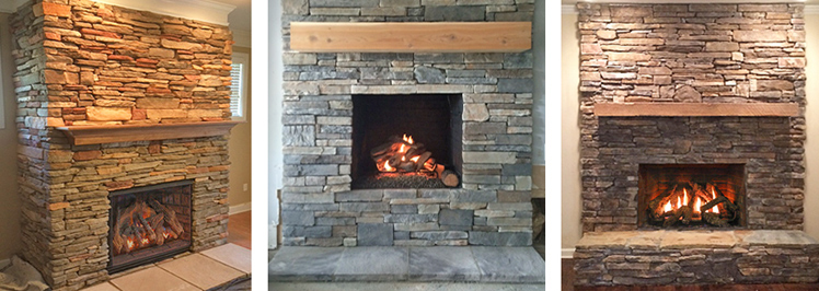 stone surround for fireplace thin brick