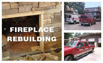 fireplace rebuild