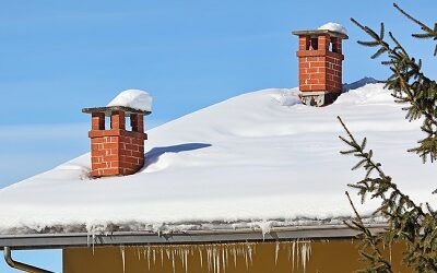 chimney and snow