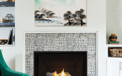 gas fireplace centerpiece in alpharetta ga