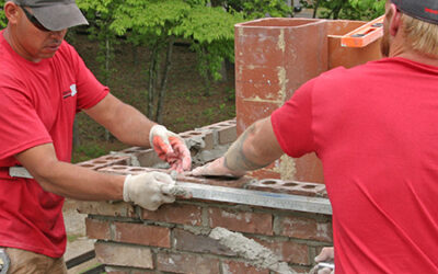 dawsonville ga chimney specialists repairing a cracked chimney