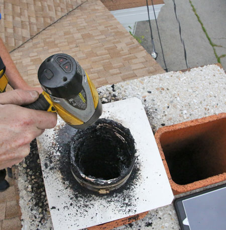 chimney inspection and creosote chimney cleaning in brookhaven ga