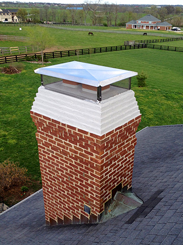 expert chimney cap installed in flowery branch ga