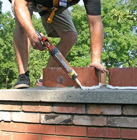 repairing leaky chimney in cumming ga