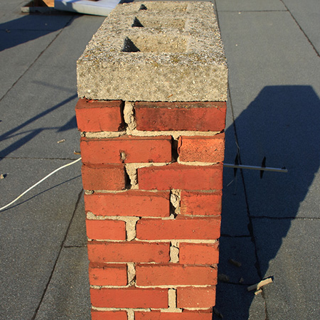 chimney leak