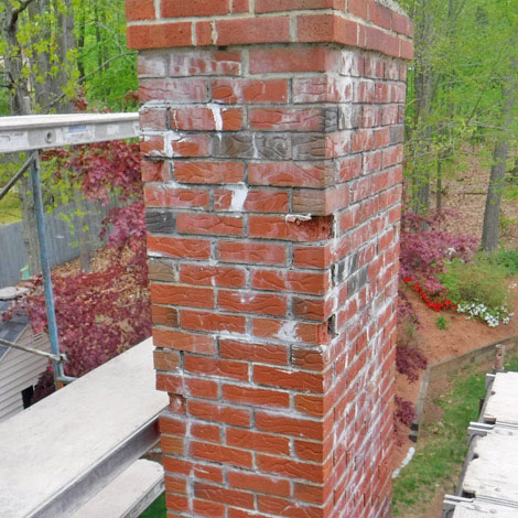 Spalling chimney Repairs in Atlanta, GA