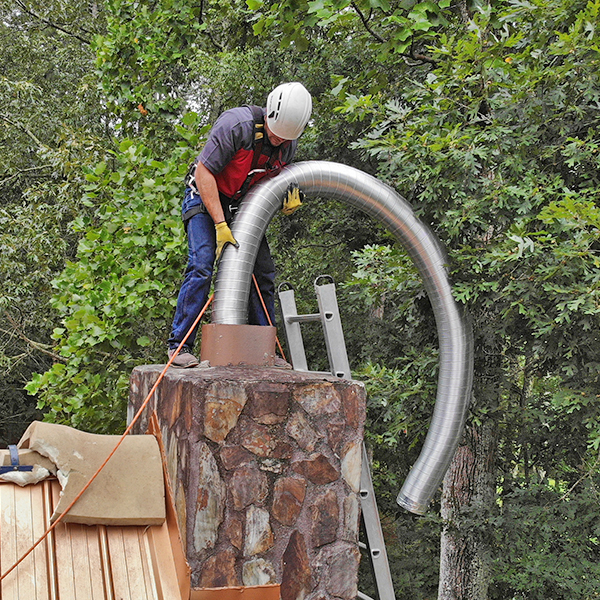 chimney liner installation in Sandy Springs GA