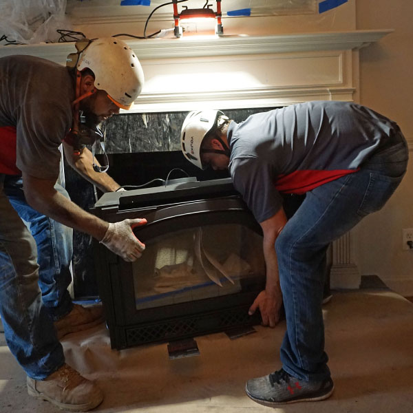 fireplace insert installation, roswell ga