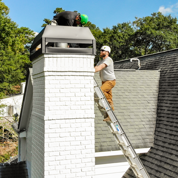 full-width chimney cap, suwanee ga