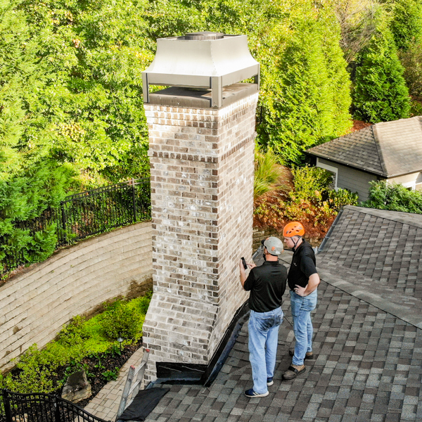 chimney inspection near norcross roof inspection of chimney leak