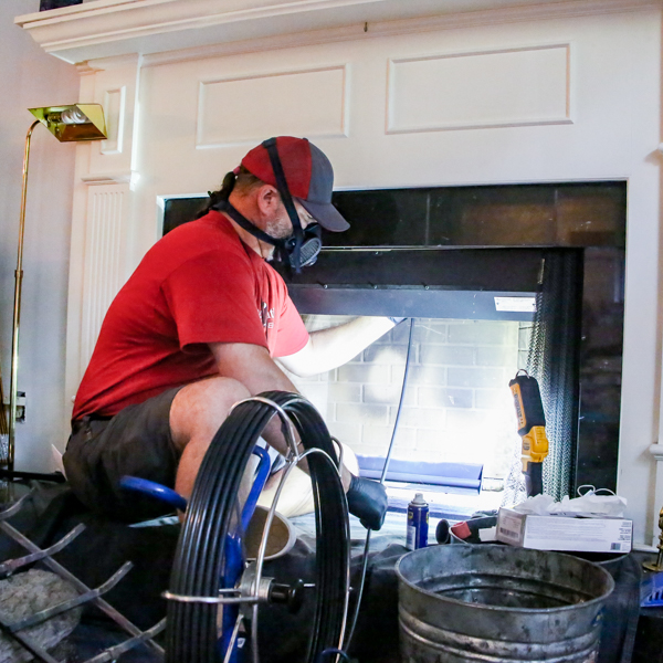 chimney cleaning on old milton parkway in alpharetta