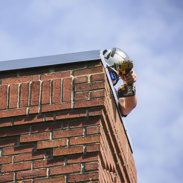 Chattanooga TN chimney chase cover install