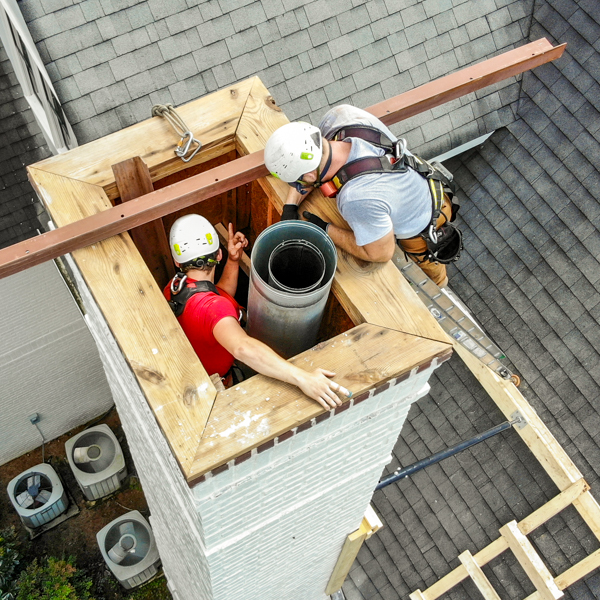 leaning chimney repair in Chattanooga TN