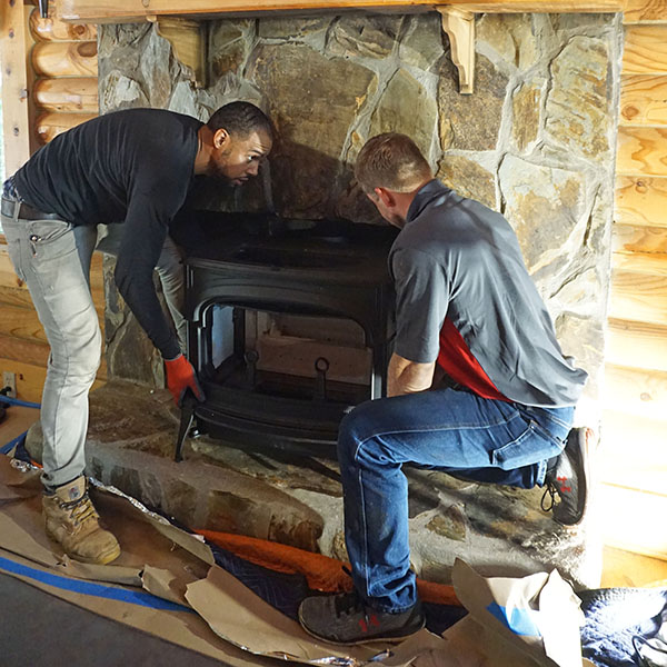 wood burning stove install in Chattanooga TN