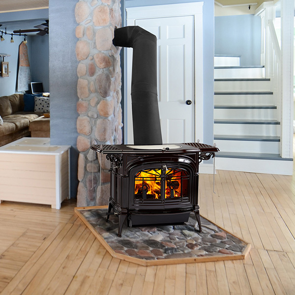vermont castings stove install in Rome GA