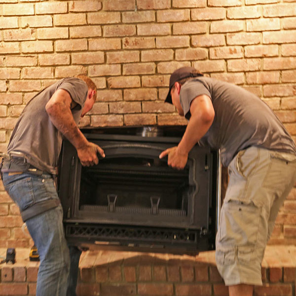 Fireplace Insert Installation for Fuel Conversion in Gainesville GA