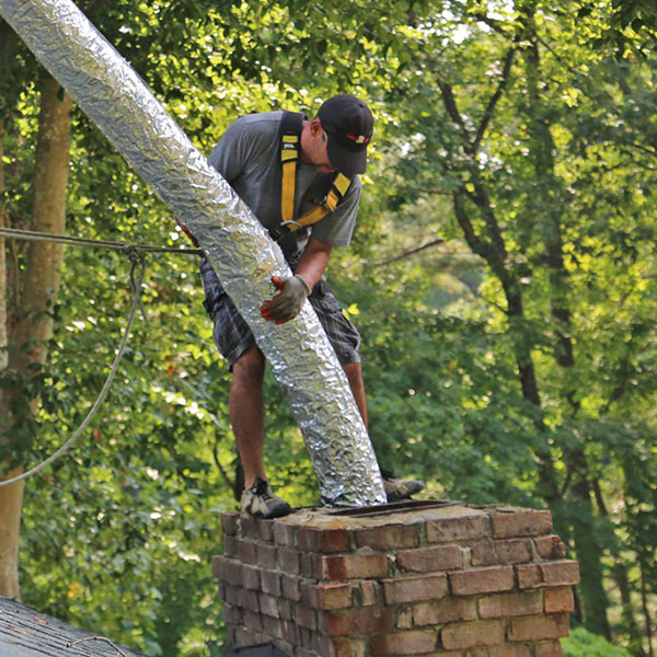 Steel Chimney Liner Replacement and Relining in Peachtree Corners GA