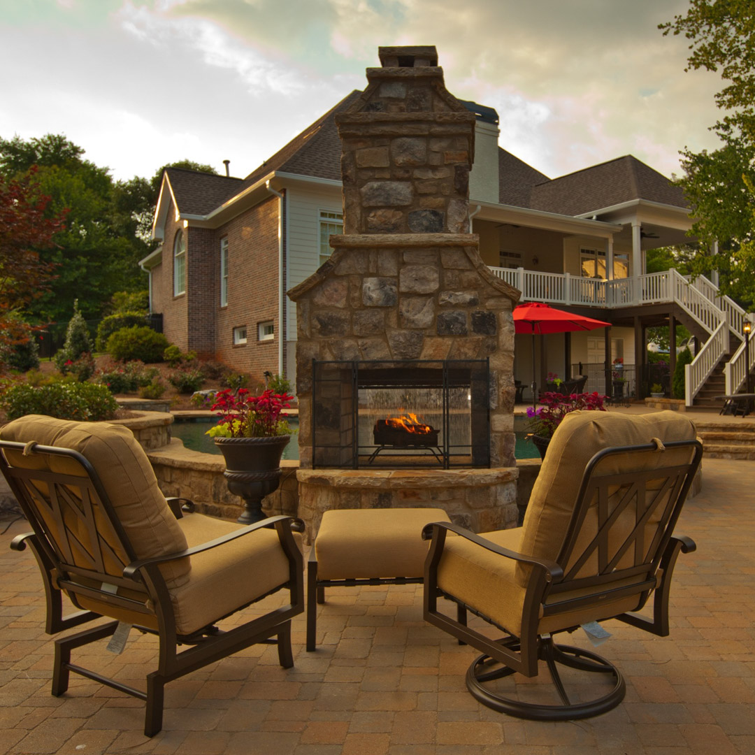 Installing outdoor fireplaces in Colhoun & Cumming, GA