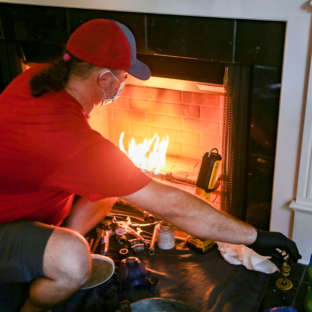 Commercial gas fireplace service in Canton & Doraville, GA