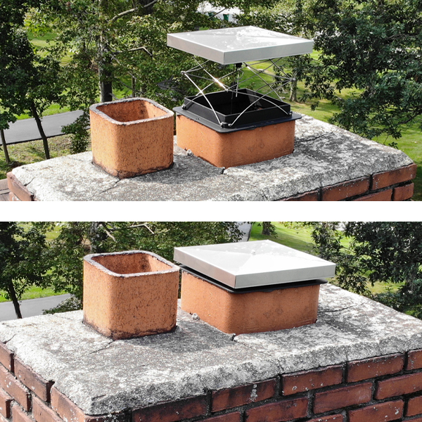 Top Mounted Chimney Damper Installations in Ringgold GA