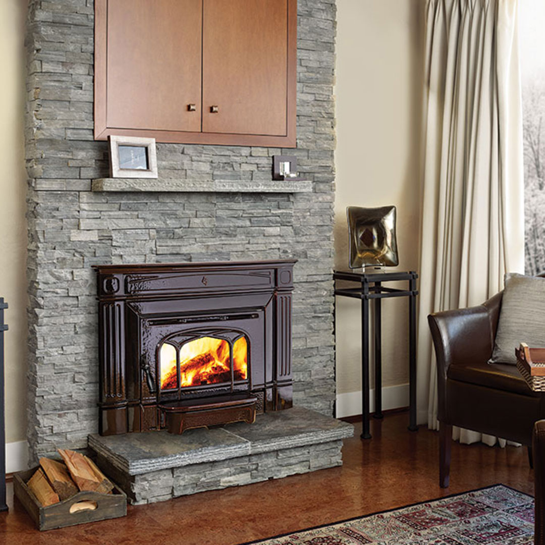 wood burning fireplace insert installation in Atlanta GA
