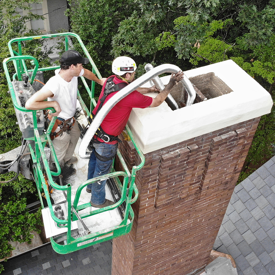 Repairing and replacing chimney liners in Fayetteville & Roswell, GA
